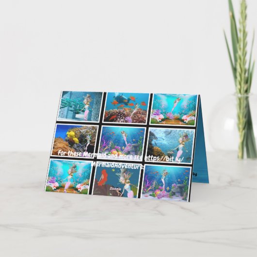 有名な人魚 カード (裏面)