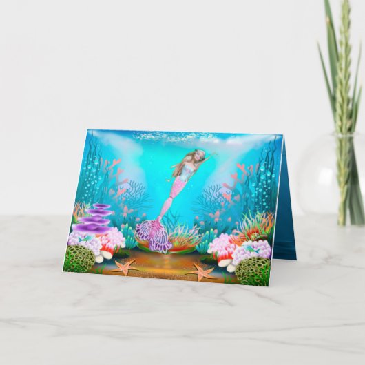 有名な人魚 カード (正面)