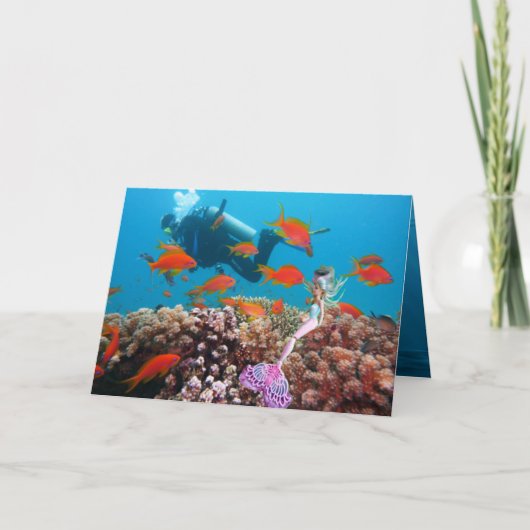 有名な人魚 カード (正面)