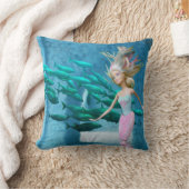 有名な人魚 クッション (ブランケット)