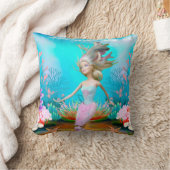 有名な人魚 クッション (ブランケット)