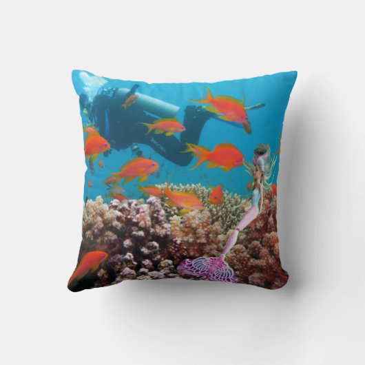 有名な人魚 クッション (裏面)