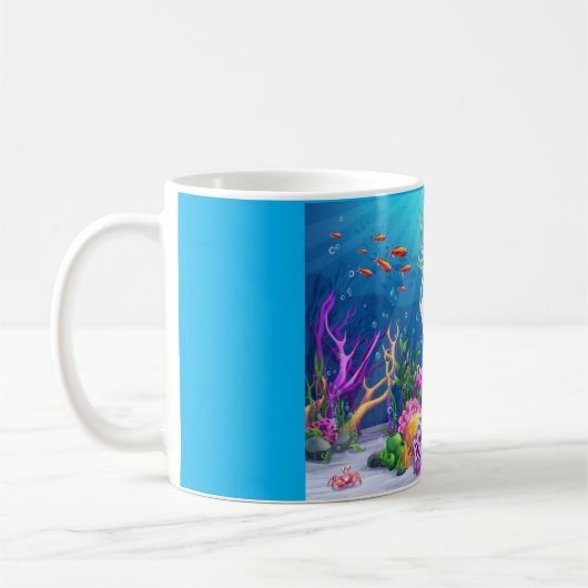 有名な人魚 コーヒーマグカップ (左)