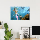 有名な人魚 ポスター (ホームオフィス)