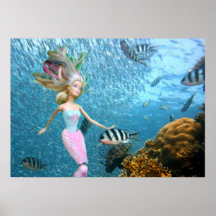 有名な人魚 ポスター