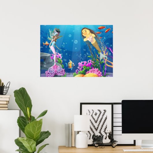 有名な人魚 ポスター (ホームオフィス)