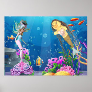 有名な人魚 ポスター