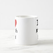 有名な会計引用文私が愛する月エンドジョーク コーヒーマグカップ (中央)