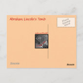 有名な内戦の大統領の墓 ポストカード (裏面)