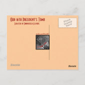 有名な内戦の大統領の墓。 ポストカード (裏面)