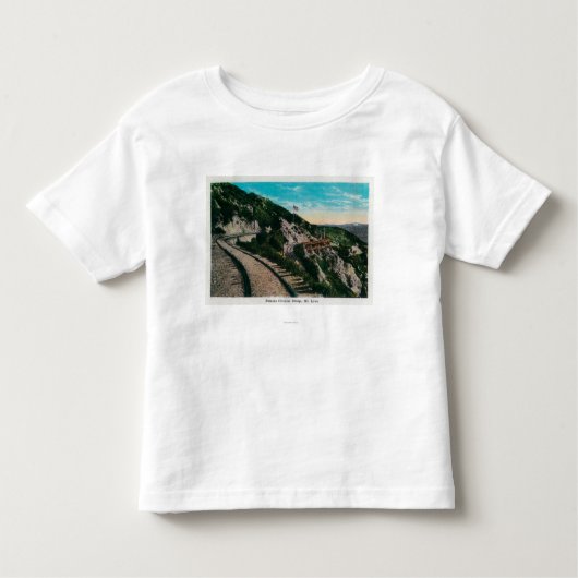 有名な円橋、Mt. LoweMt。 Lowe、カリフォルニア トドラーTシャツ (正面)