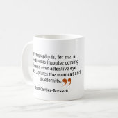 有名な写真家の引用文6ダブルレンズカメラ コーヒーマグカップ (正面左)