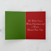 有名な出生シーンのクリスマスグリーティングカードギフト シーズンカード (内部)