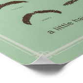 有名な口髭 ポスター (角)