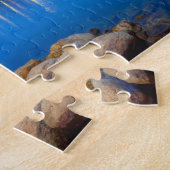 有名な噴水、スイス連邦共和国とのジュネーブのパノラマ、 ジグソーパズル (側面)