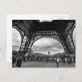 有名な塔の下に ポストカード (正面/裏面)