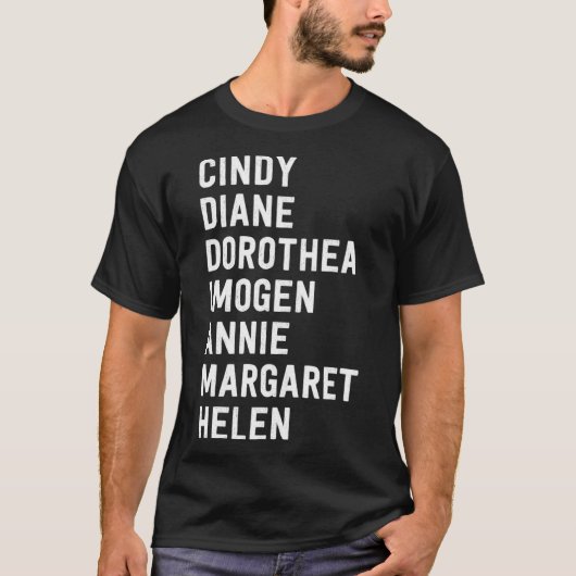 有名な女性フォトグラファー写真学生茶 Tシャツ (正面)