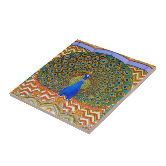 有名な孔雀の門 タイル (側面)