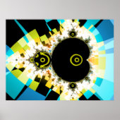 有名な完全なマンデルブローがフラクタル・アートを設定 ポスター (正面)