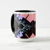 有名な完全なマンデルブローはフラクタルartoを設定 マグカップ (正面左)