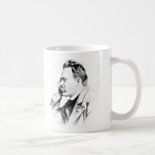 有名な思想家: フリートリッヒNietzsche コーヒーマグカップ (右)