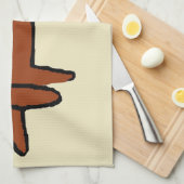 有名な抽象芸術ダシュント キッチンタオル (四つ折り)