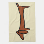 有名な抽象芸術ダシュント キッチンタオル (縦)