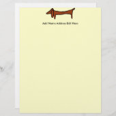 有名な抽象芸術・ダシュント レターヘッド (正面/裏面)