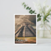 有名な旅行チチェンItza Mexicoのピラミッド ポストカード (スタンド正面)