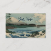 有名な日本の海の景色 名刺 (正面)