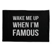 有名な時に起こして 枕カバー (裏面)