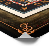 有名な海賊の地図ポスター ポスター (角)