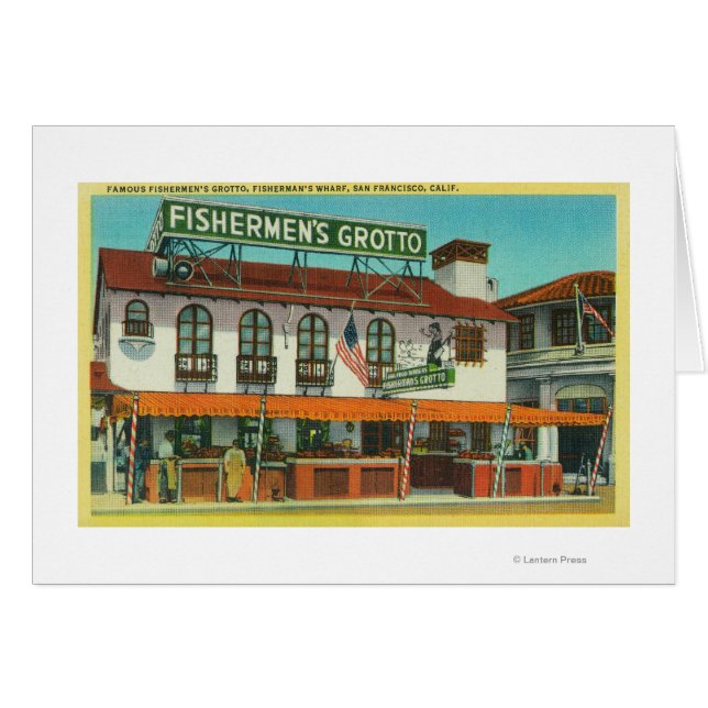 有名な漁師のグロットビル (正面横)