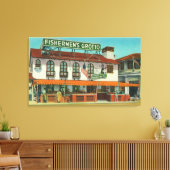 有名な漁師のグロットビル キャンバスプリント (インサイチュ (リビング))