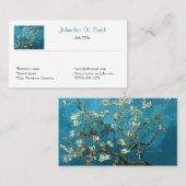 有名な素晴らしアート開花アーモンドツリー 名刺 (正面/裏面)