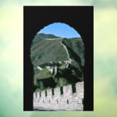 有名な素晴らし中国の壁 – アジアの北京 ウィンドウサイン (シート3)