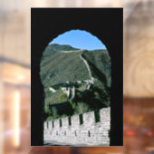 有名な素晴らし中国の壁 – アジアの北京 ウィンドウサイン (シート2)