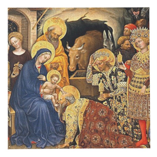 有名な絵画におけるイエスの出生 フォトキューブ (右)