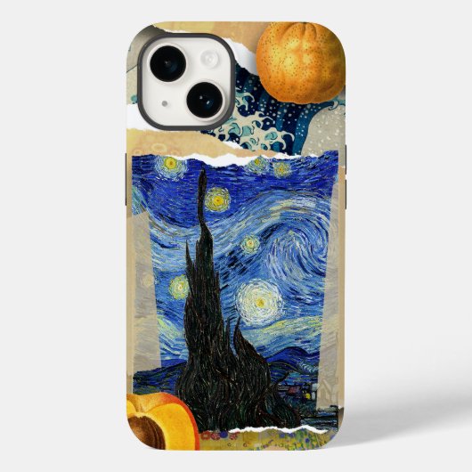 有名な絵画アートコラージュiPhone Case-Mate iPhoneケース (裏面)