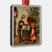 有名な絵画クリスマス メタルオーナメント (右)