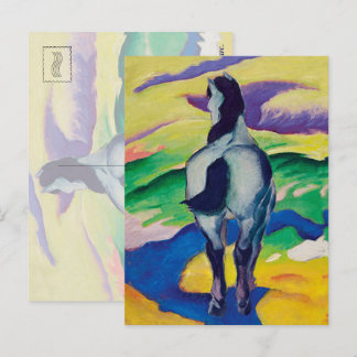 有名な絵画ブルーホースIIバイフランツ・マーク ポストカード