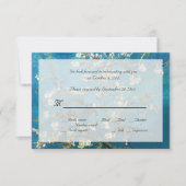 有名な美術の招待状をRSVPで 招待状 (正面)