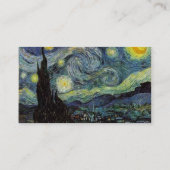 有名な美術作品 星空 名刺 (裏面)