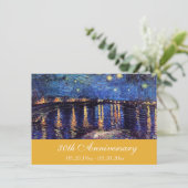 有名な美術館の年記念招待状 招待状 (スタンド正面)