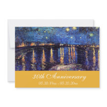 有名な美術館の年記念招待状