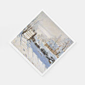 有名な芸術素晴らしのマグピ絵画ーは スタンダードランチョンナプキン (角)