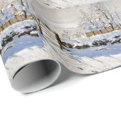 有名な芸術素晴らしのマグピ絵画ーは ラッピングペーパー (ロールコーナー)