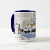 有名な芸術素晴らしのマグピ絵画ー マグカップ (正面左)