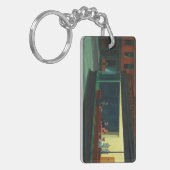 有名な芸術 |よだか |エドワードホッパーキーチェーン キーホルダー (正面左)