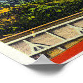 有名な観覧車疑問に思の眺め ポスター (角)